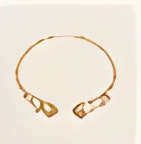 Gold cuff bracelet
