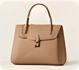 Tan top-handle bag