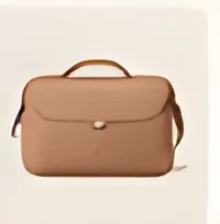 Leather toiletry bag