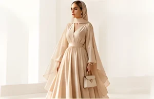Modest midi dress
