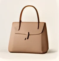 Camel structured handbag